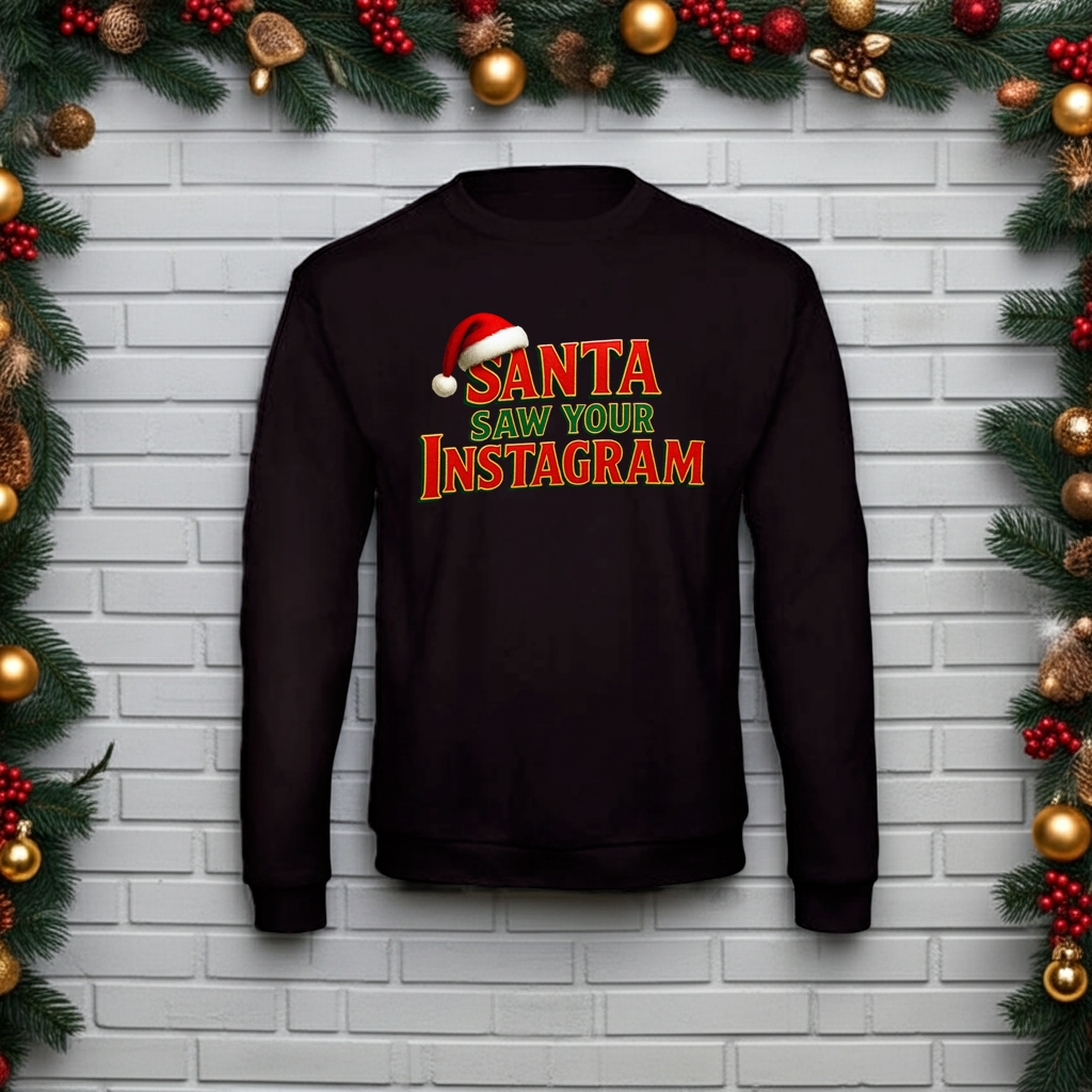 🎅🏼 Santa Saw Your Insta 🎄