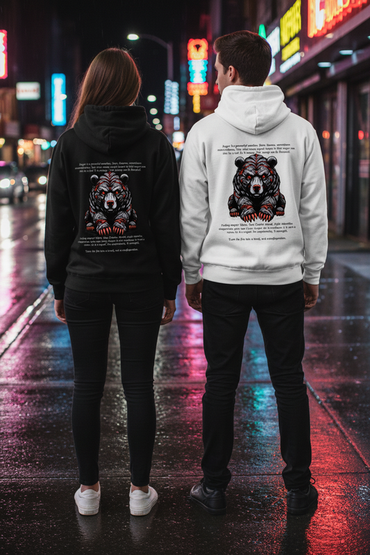 Dark Side Woede Duo - Backdesign Zwart Wit