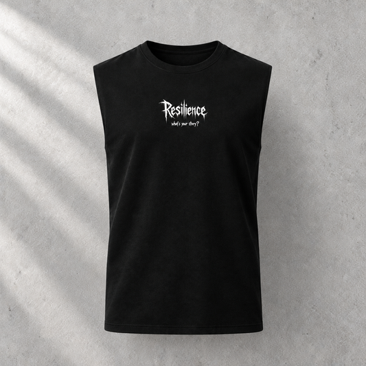 First top, mouwloosvoorgothic, wider fit