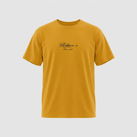 Geel T-shirt Sign Heart