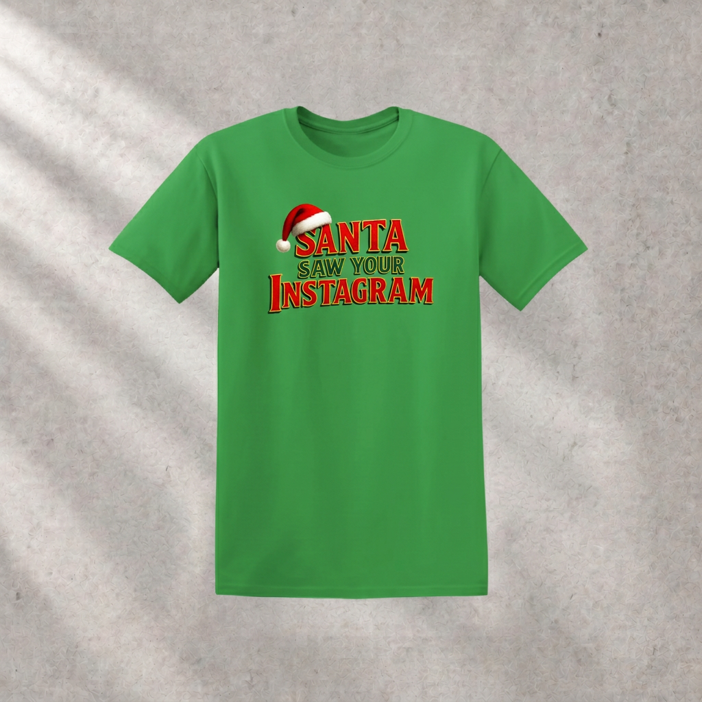 Groen kerst-T-shirt