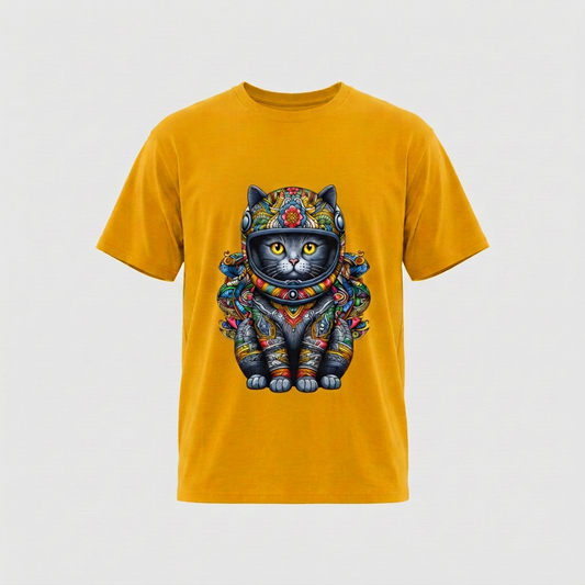 Kattenshirt met de pasvorm van het referentieshirt