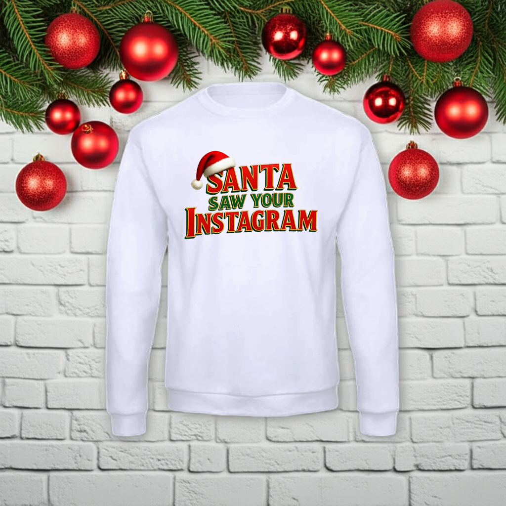 🎅🏼 Santa Saw Your Insta 🎄