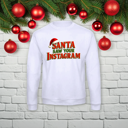 🎅🏼 Santa Saw Your Insta 🎄