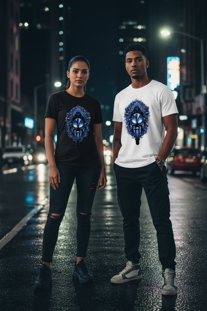 T-shirt Balans Blauw duo