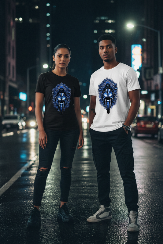 T-shirt Balans Blauw duo