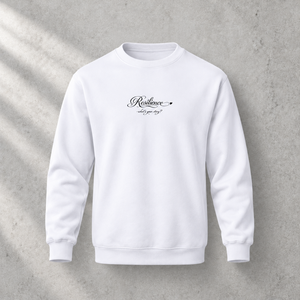 Witte sweater sign heart