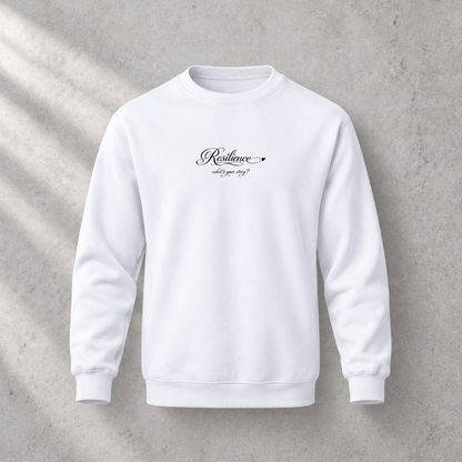 Witte sweater sign heart